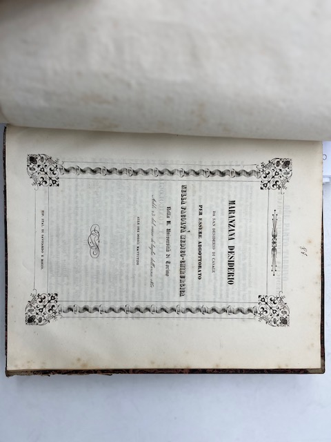 Maranzana Desiderio da San Desiderio di Casale per essere addottorato nella Facoltà Medico-Chirurgica. Del parto tardivo